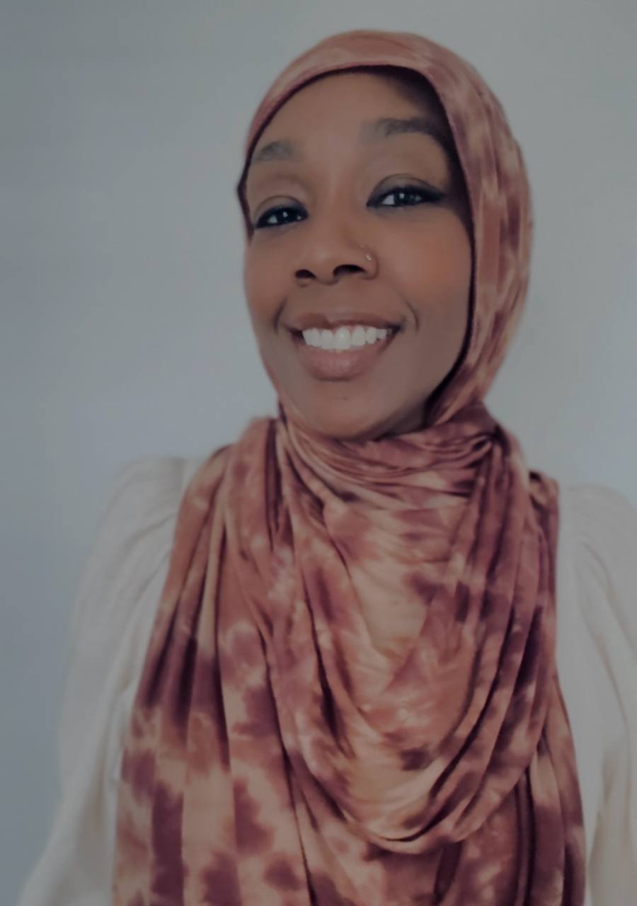 Shades of Brown & Beige Hand-Dyed Jersey Knit Scarf Hijab — 33" x 70"